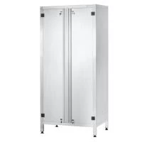 Шкаф кухонный ШЗКп 1800x1200x600 Profi Inox (двери распашные, 2 сплошные полки)