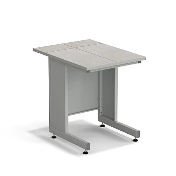 Стол пристенный ЭКРОС 600х800х750 мм, раб. поверхность - (керамика)