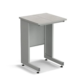 Стол пристенный ЭКРОС 600х600х900 мм, раб. поверхность - (керамика)